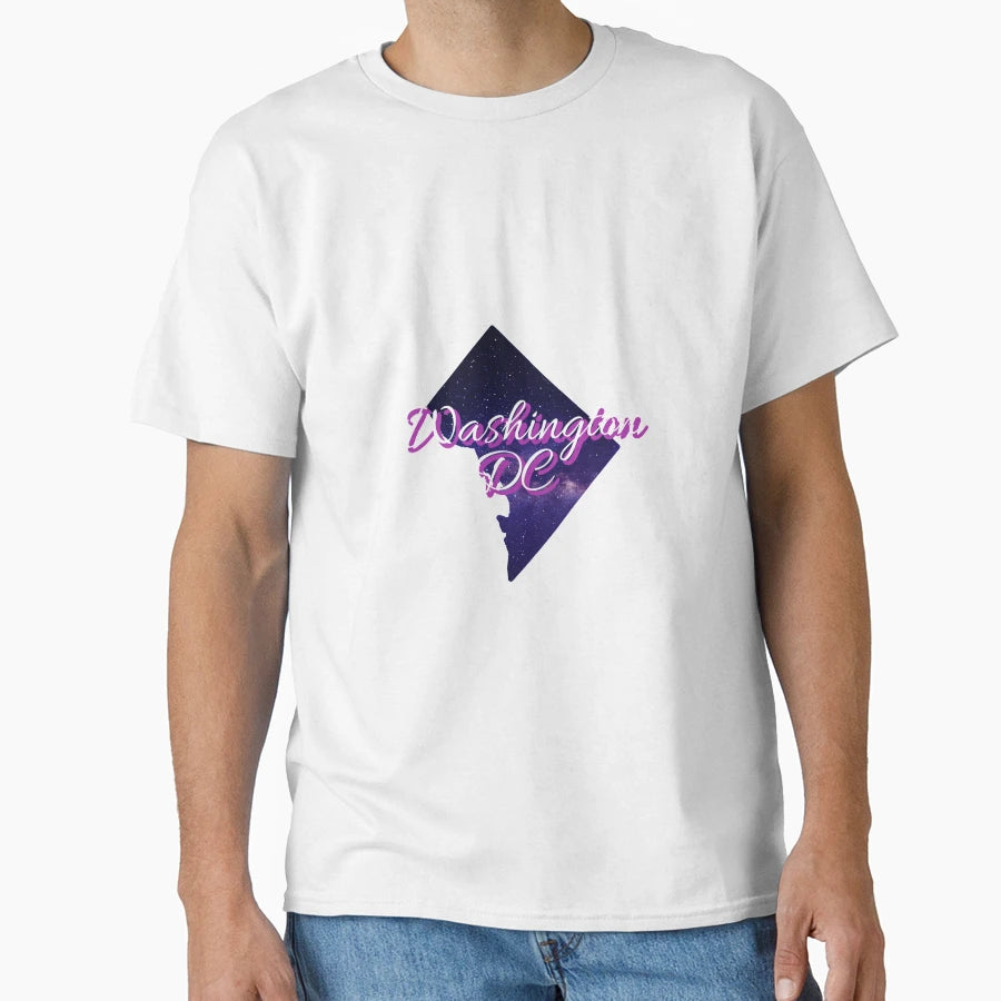 Galactic States Washington Dc T-Shirt - Custom Art Print Unisex - T-Shirt, Sweatshirt, Hoodie