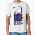 Detroit Skyline T-Shirt - Fun Novelty Design Unisex - T-Shirt, Sweatshirt, Hoodie
