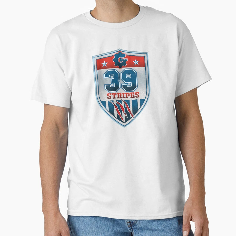 39 Stripes Small T-Shirt - Aesthetic Graphic Unisex - T-Shirt, Sweatshirt, Hoodie