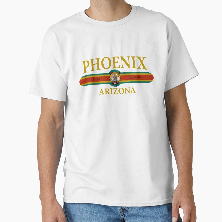 City Phoenix Arizona State Tiger Head T-Shirt - Custom Art Print Men Women - T-Shirt, Sweatshirt, Hoodie