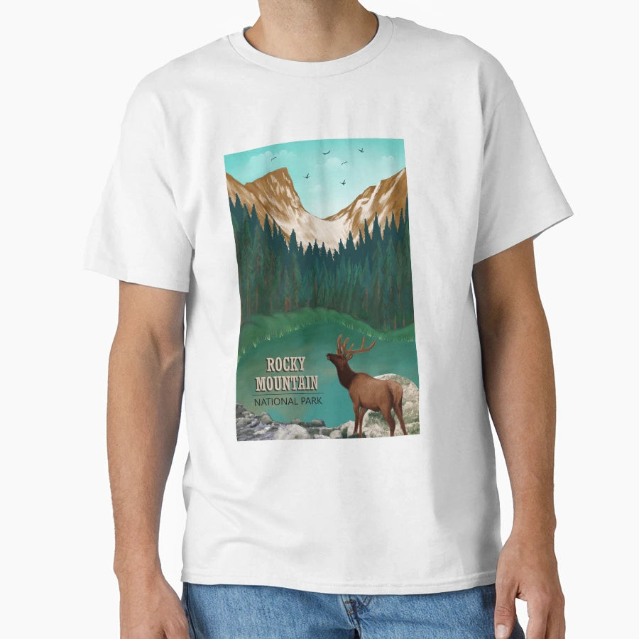 Rocky Mountain National Park Colorado T-Shirt - Aesthetic Graphic Men Women - T-Shirt, Sweatshirt, Hoodie