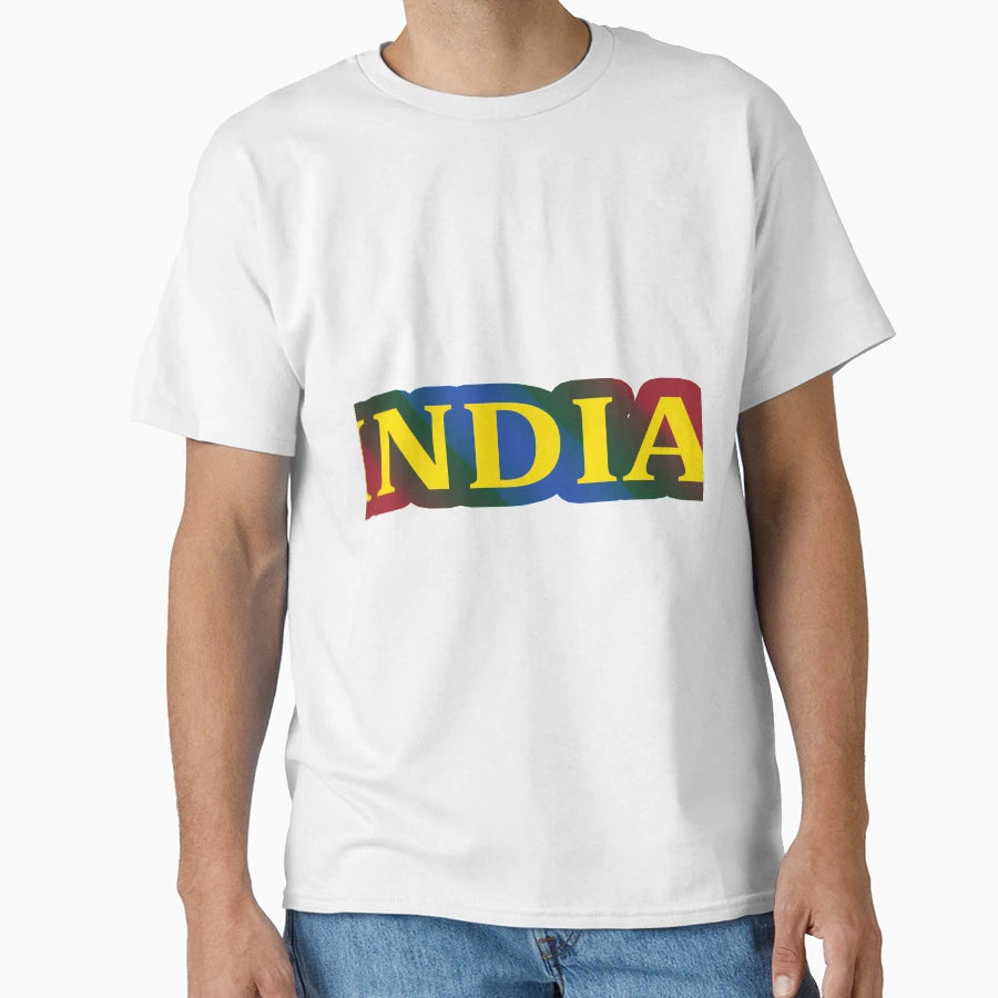 India Cricket New Jersey V 04 White T-Shirt - Trendy Graphic Men Women - T-Shirt, Sweatshirt, Hoodie