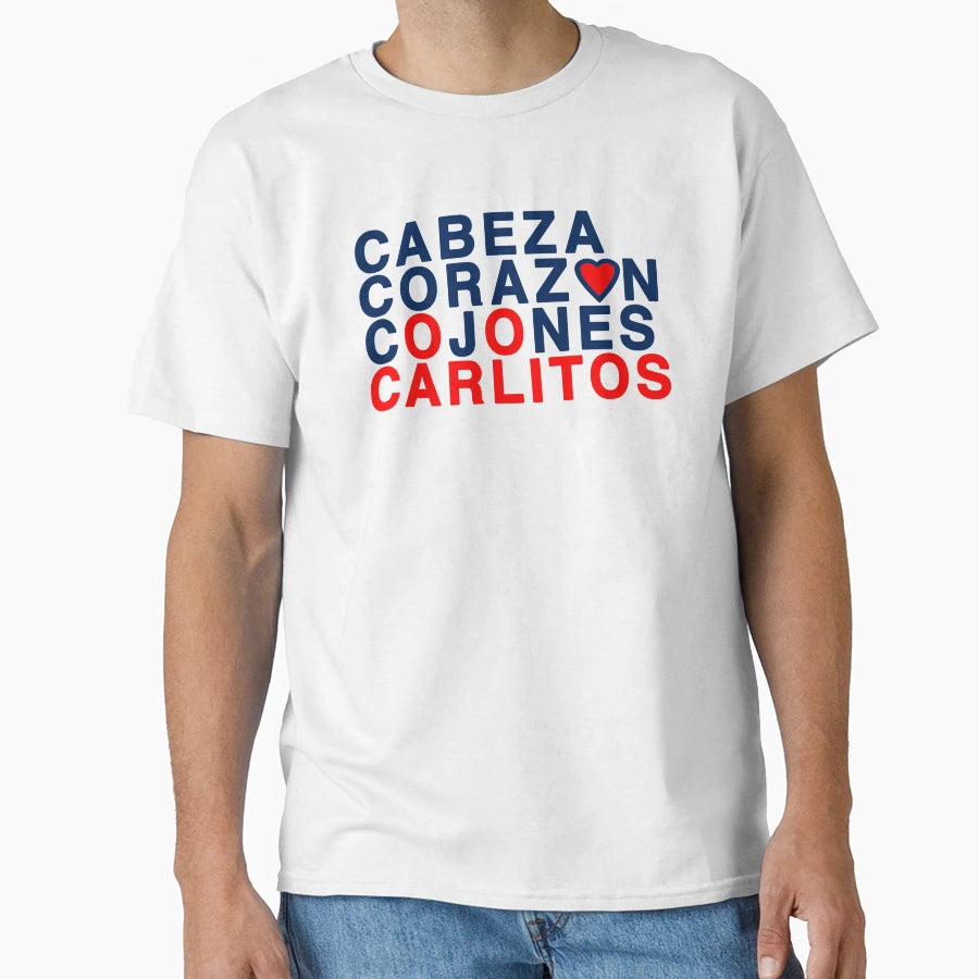 Cabeza Coraz N Cojones Carlitos T-Shirt - Graphic Print Men Women - T-Shirt, Sweatshirt, Hoodie