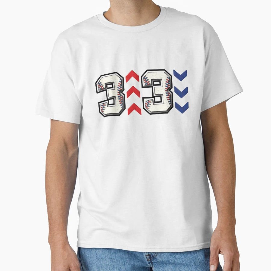 3 Up 3 Down Baseball Illustration T-Shirt - Minimalist Print Unisex - T-Shirt, Sweatshirt, Hoodie