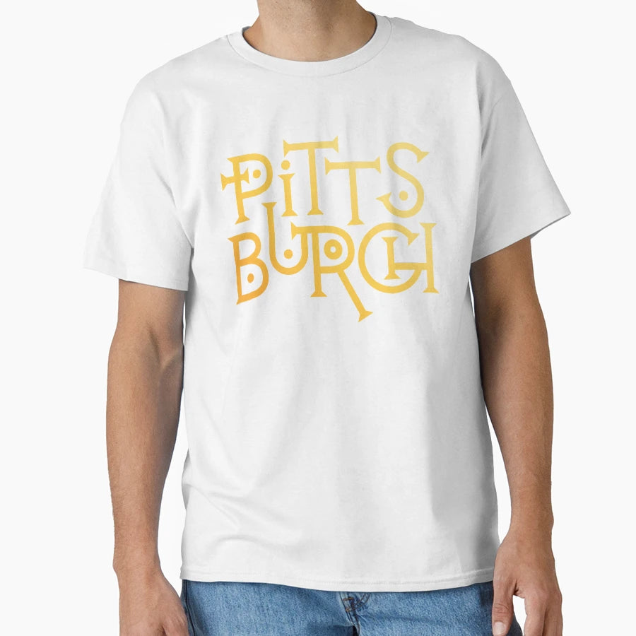 Pittsburgh Techy Black And Yellow T-Shirt - Casual Everyday Wear Unisex - T-Shirt, Sweatshirt, Hoodie