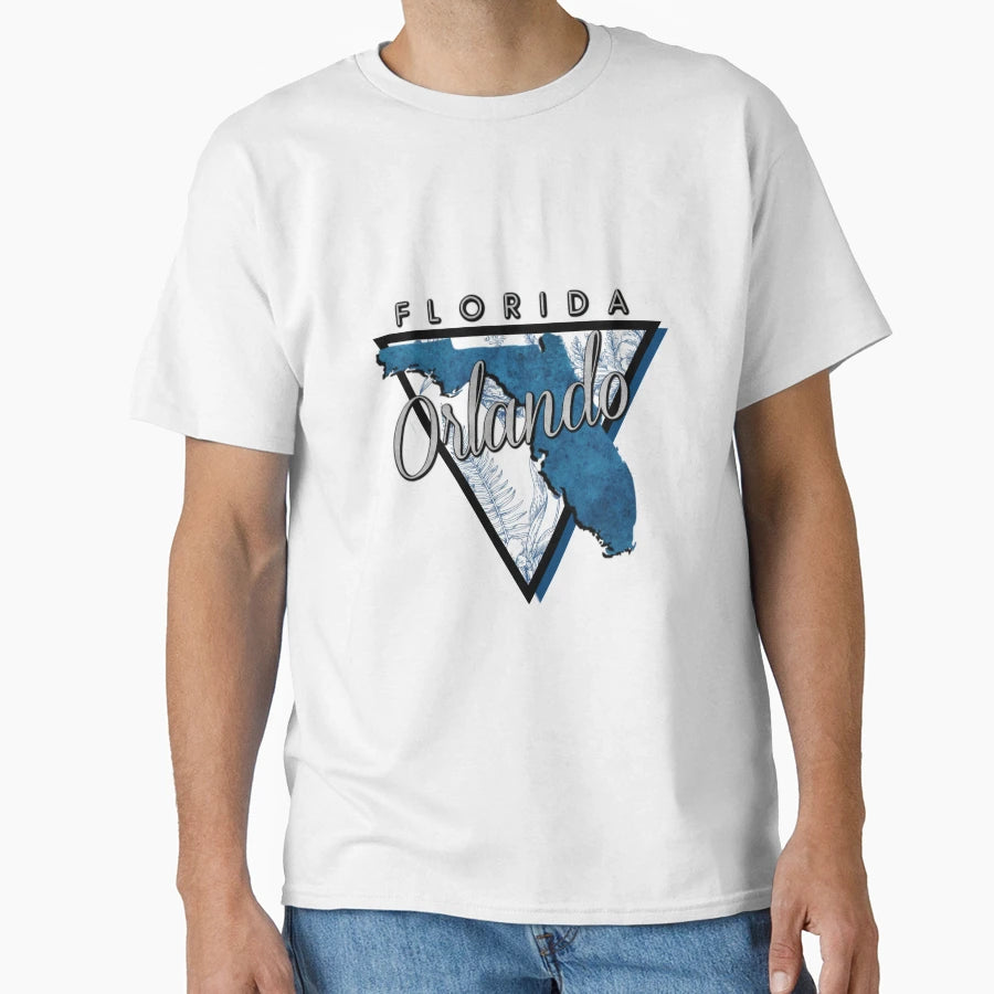 Orlando Fl T-Shirt - Custom Art Print Men Women - T-Shirt, Sweatshirt, Hoodie