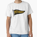 Pittsburgh Pennant T-Shirt - Graphic Print Unisex - T-Shirt, Sweatshirt, Hoodie