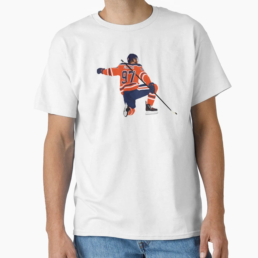 Connor Mcdavid T-Shirt - Minimalist Print for Adults - T-Shirt, Sweatshirt, Hoodie