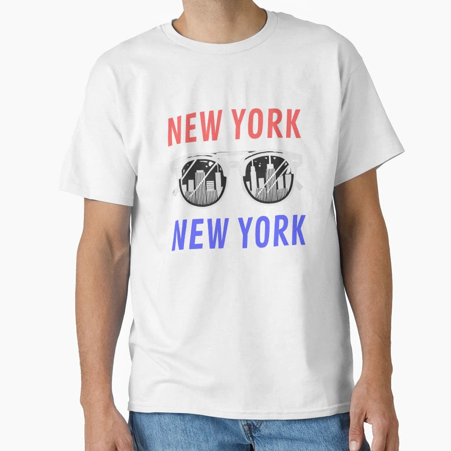 New York New York Nyc Red White And T-Shirt - Minimalist Print Men Women - T-Shirt, Sweatshirt, Hoodie