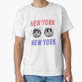 New York New York Nyc Red White And T-Shirt - Minimalist Print Men Women - T-Shirt, Sweatshirt, Hoodie