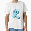 Blue R T-Shirt - Streetwear Style Men Women - T-Shirt, Sweatshirt, Hoodie