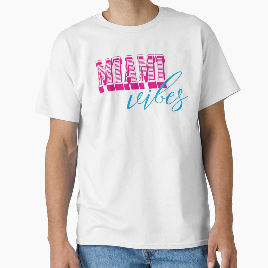 Miami Vibes Popular Cities T-Shirt - Unique Graphic for Adults - T-Shirt, Sweatshirt, Hoodie