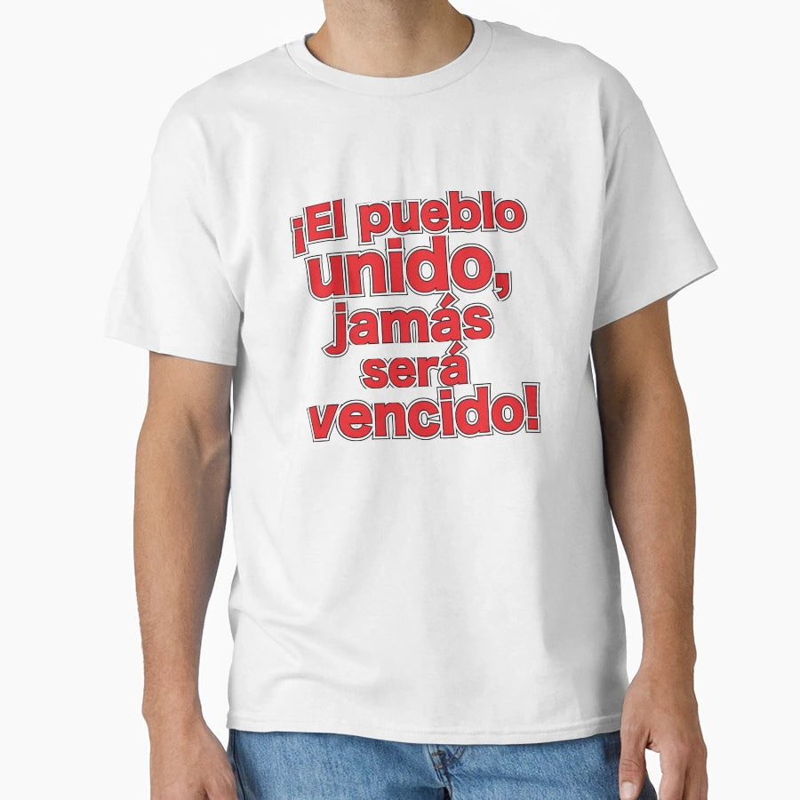 El Pueblo Unido Jamas Sera Vencido T-Shirt - Custom Art Print for Adults - T-Shirt, Sweatshirt, Hoodie