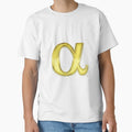 Golden Alpha T-Shirt - Streetwear Style Unisex - T-Shirt, Sweatshirt, Hoodie