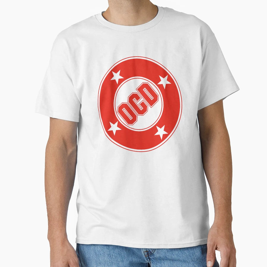 Ocd Red Logo T-Shirt - Custom Art Print Unisex - T-Shirt, Sweatshirt, Hoodie