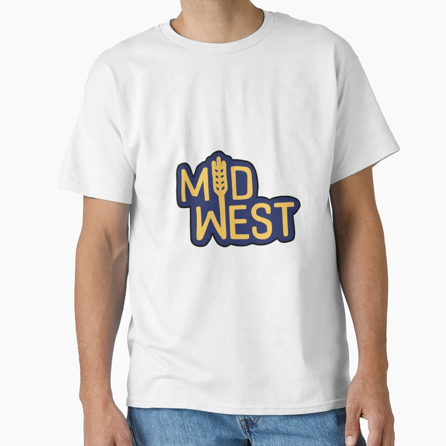 Midwest Wheat Stalk T-Shirt - Casual Everyday Wear Unisex - T-Shirt, Sweatshirt, Hoodie