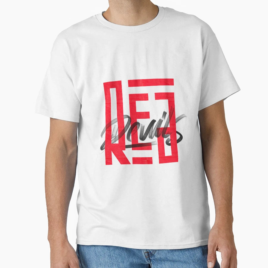 Manchester United Red Devils T-Shirt - Aesthetic Graphic Unisex - T-Shirt, Sweatshirt, Hoodie