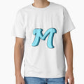 Blue M T-Shirt - Unique Graphic Unisex - T-Shirt, Sweatshirt, Hoodie
