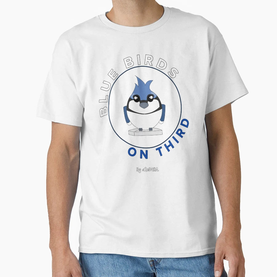 Blue Birds Third T-Shirt - Custom Art Print Men Women - T-Shirt, Sweatshirt, Hoodie