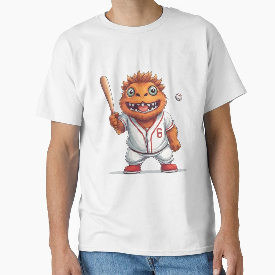 Crazy Baseball Monster Xvii T-Shirt - Custom Art Print for Adults - T-Shirt, Sweatshirt, Hoodie