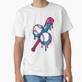 Baseball Ice Cream T-Shirt - Aesthetic Graphic for Adults - T-Shirt, Sweatshirt, Hoodie