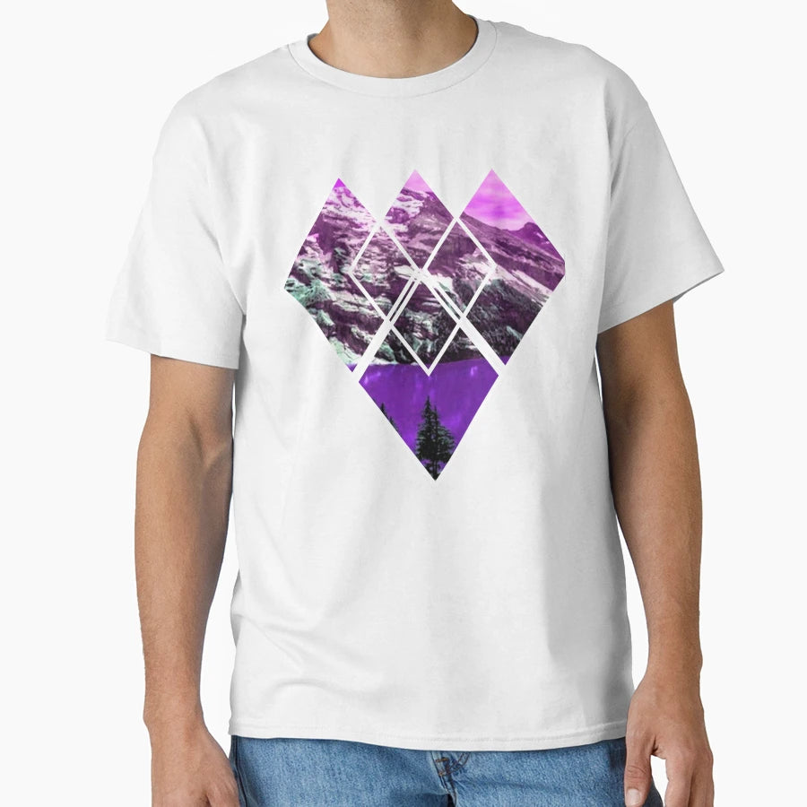Diamond Mountain T-Shirt - Minimalist Print Men Women - T-Shirt, Sweatshirt, Hoodie