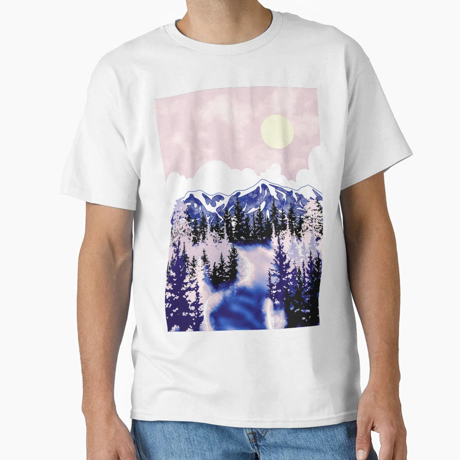 Woodlands Purple T-Shirt - Trendy Graphic Men Women - T-Shirt, Sweatshirt, Hoodie