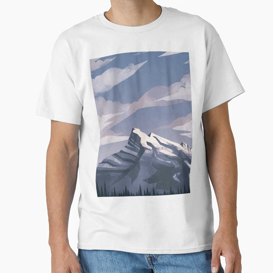 Mountain Light T-Shirt - Trendy Graphic Men Women - T-Shirt, Sweatshirt, Hoodie
