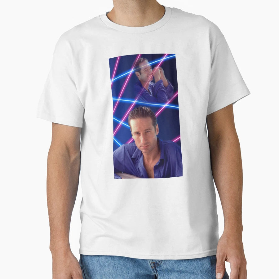 Laser Duchovny T-Shirt - Aesthetic Graphic Unisex - T-Shirt, Sweatshirt, Hoodie