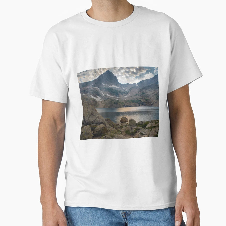 Blue Lake T-Shirt - Custom Art Print Unisex - T-Shirt, Sweatshirt, Hoodie