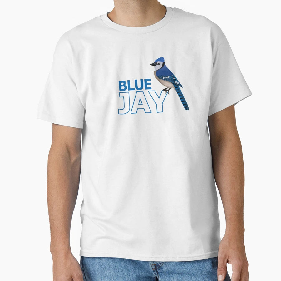 Jz Birds Blue Jay Bird Animal T-Shirt - Aesthetic Graphic for Adults - T-Shirt, Sweatshirt, Hoodie
