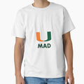 University Miami T-Shirt - Novelty Apparel for Adults - T-Shirt, Sweatshirt, Hoodie