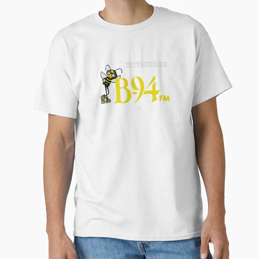 B 94 Fm Pittsburgh T-Shirt - Aesthetic Graphic for Adults - T-Shirt, Sweatshirt, Hoodie