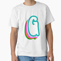 Hippie Letter G T-Shirt - Trendy Graphic for Adults - T-Shirt, Sweatshirt, Hoodie