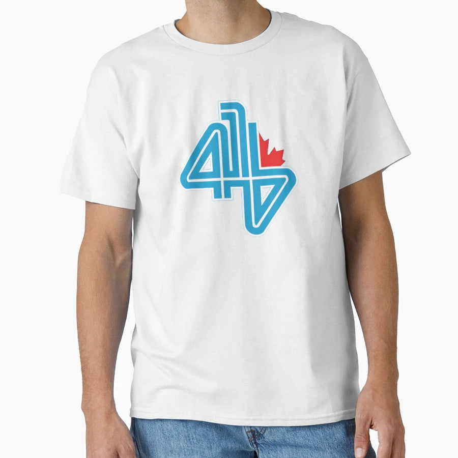 Baseball Toronto 416 Area Code T-Shirt - Custom Art Print Unisex - T-Shirt, Sweatshirt, Hoodie