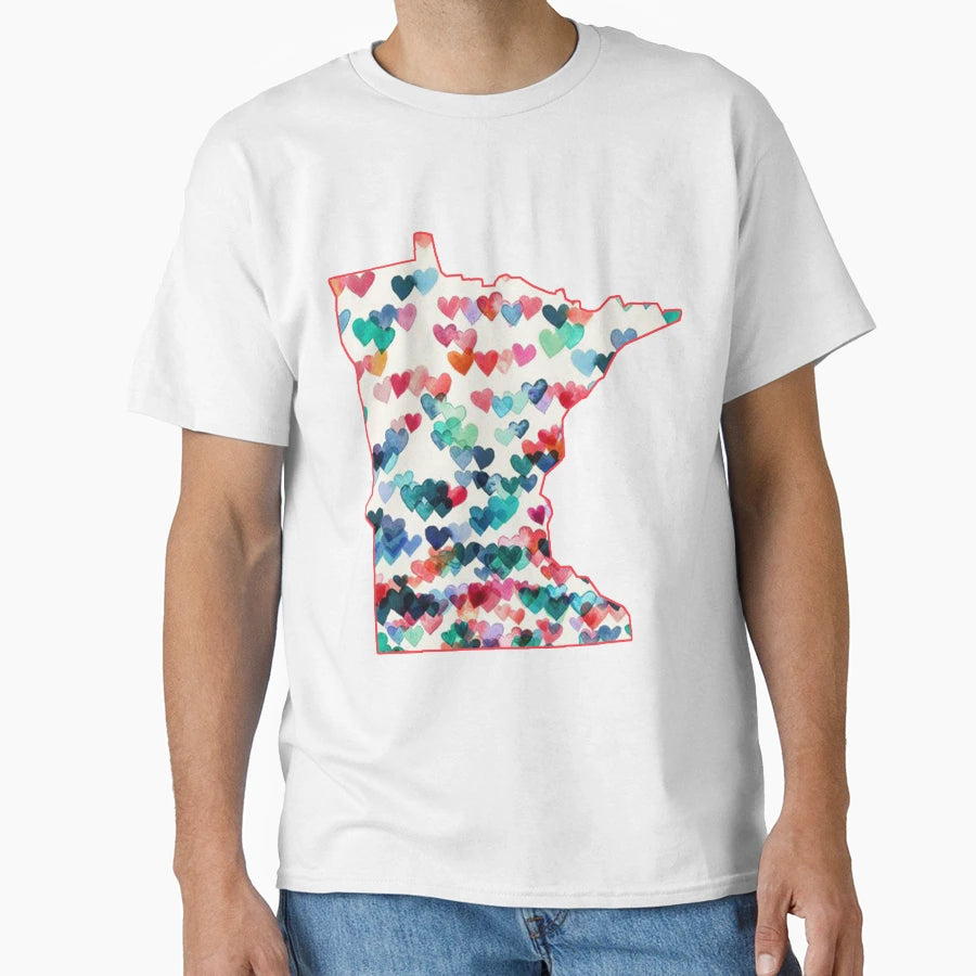 Minnesota State T-Shirt - Fun Novelty Design for Adults - T-Shirt, Sweatshirt, Hoodie