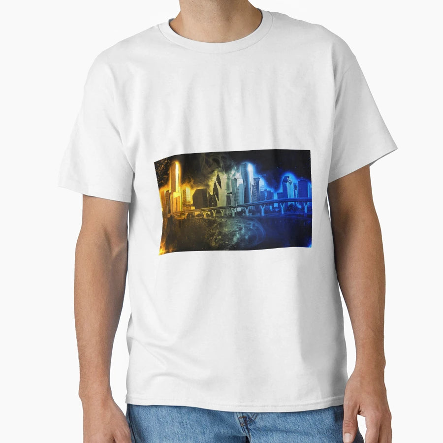Houston Skyline T-Shirt - Casual Everyday Wear for Adults - T-Shirt, Sweatshirt, Hoodie