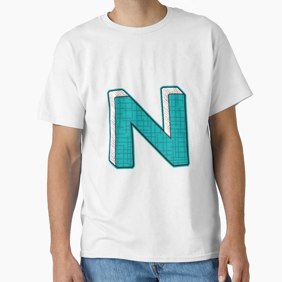 Alphabets Blue Ywzmls 3 T-Shirt - Aesthetic Graphic Unisex - T-Shirt, Sweatshirt, Hoodie
