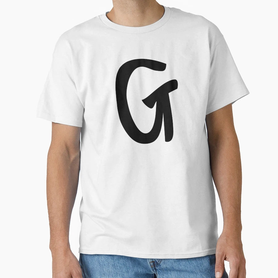 Letters Alphabet G T-Shirt - Aesthetic Graphic for Adults - T-Shirt, Sweatshirt, Hoodie