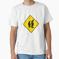 Qgis Warning T-Shirt - Trendy Graphic Men Women - T-Shirt, Sweatshirt, Hoodie