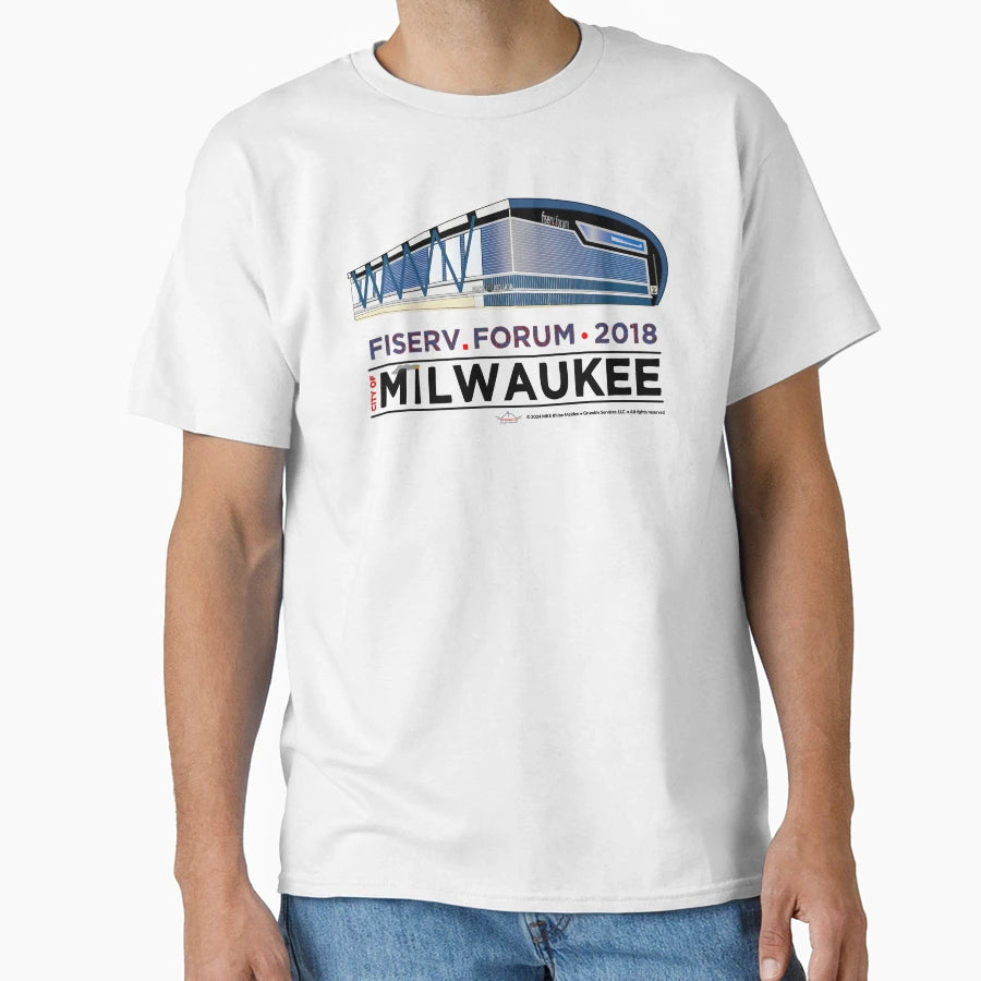 Fiserv Forum Milwaukee Wi T-Shirt - Graphic Print Unisex - T-Shirt, Sweatshirt, Hoodie