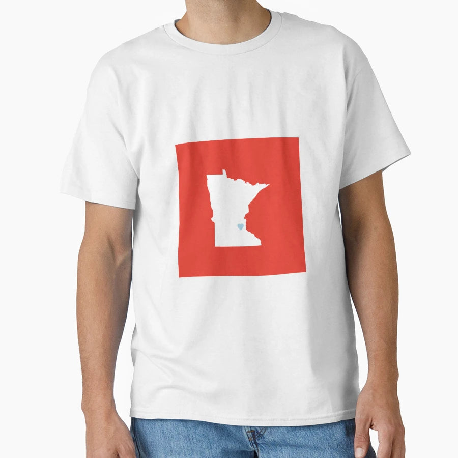 Minnesota Love T-Shirt - Trendy Graphic Unisex - T-Shirt, Sweatshirt, Hoodie