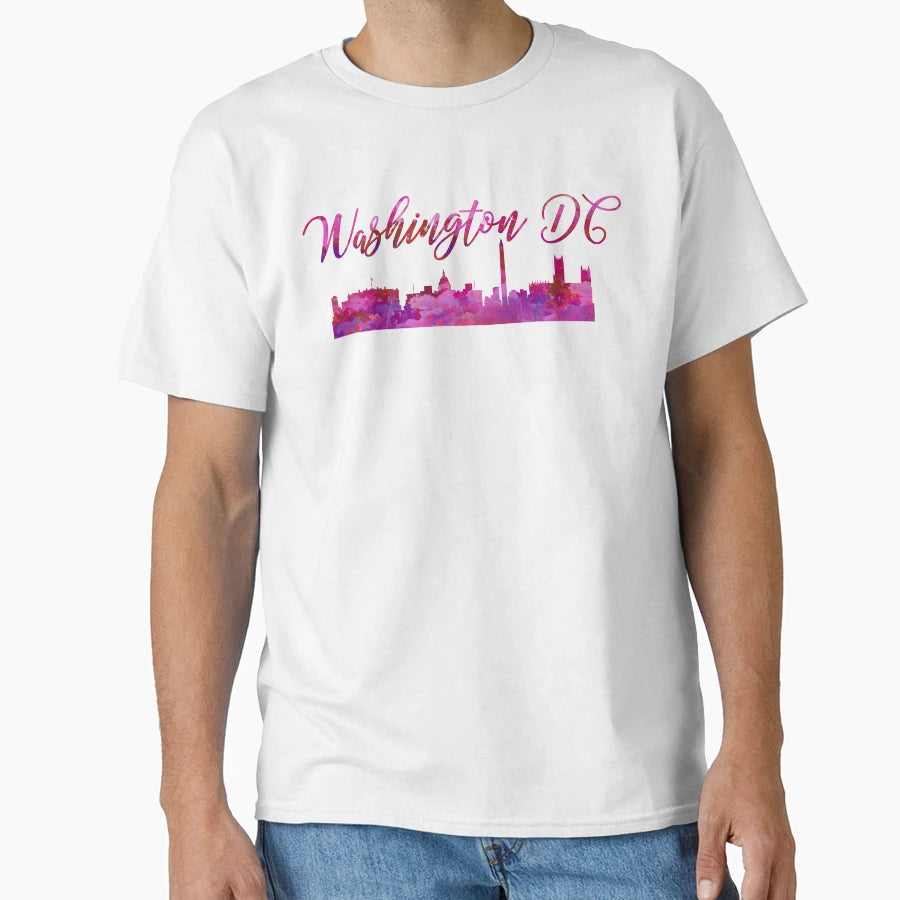 Washington District Columbia T-Shirt - Aesthetic Graphic for Adults - T-Shirt, Sweatshirt, Hoodie