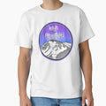 White Mountains T-Shirt - Minimalist Print Men Women - T-Shirt, Sweatshirt, Hoodie