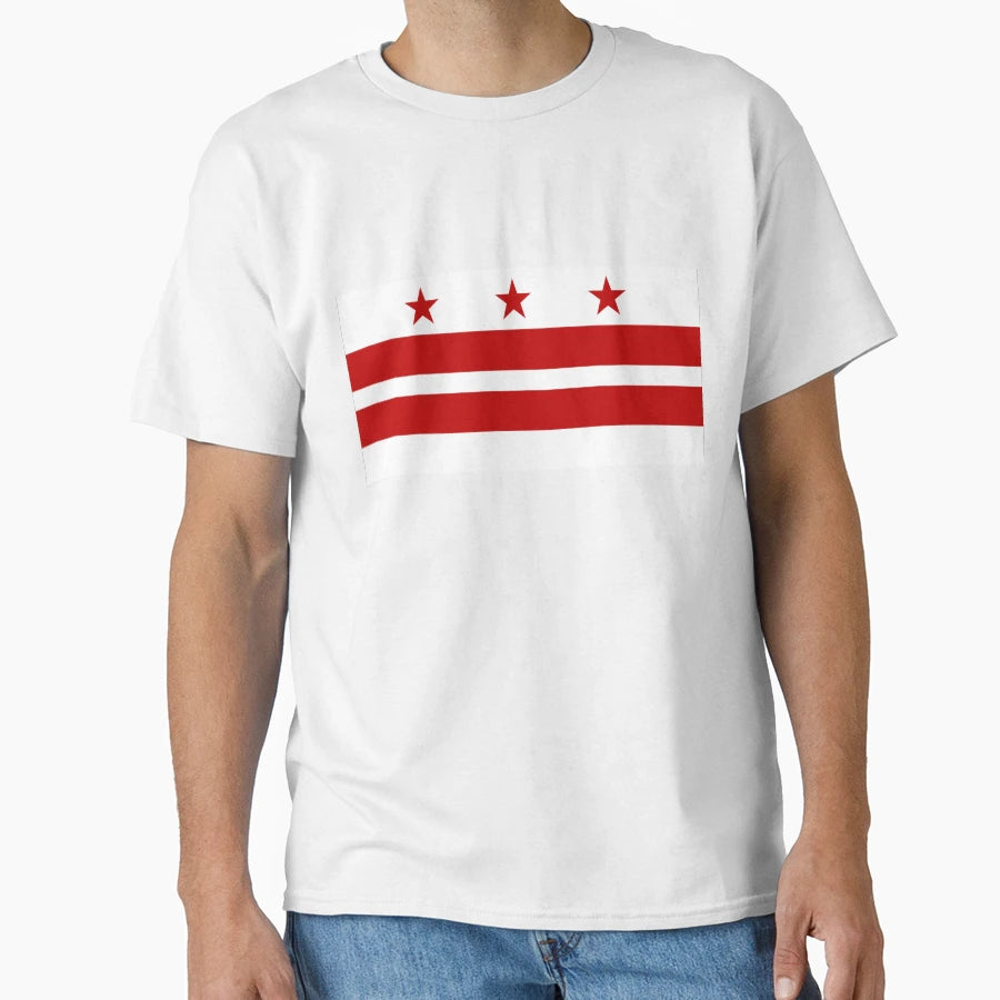 Dc Flag T-Shirt - Aesthetic Graphic for Adults - T-Shirt, Sweatshirt, Hoodie