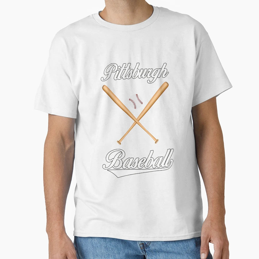 Pittsburgh Baseball And T-Shirt - Trendy Graphic for Adults - T-Shirt, Sweatshirt, Hoodie