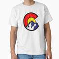 Colorado Flag C T-Shirt - Streetwear Style Unisex - T-Shirt, Sweatshirt, Hoodie