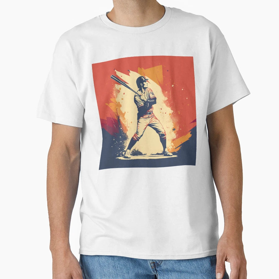 Baseball Player T-Shirt - Unique Graphic Men Women - T-Shirt, Sweatshirt, Hoodie