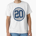 Jorge Posada 20 Away Jersey Number T-Shirt - Unique Graphic Unisex - T-Shirt, Sweatshirt, Hoodie
