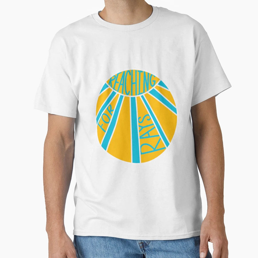 Reaching Rays Sun Decal T-Shirt - Aesthetic Graphic for Adults - T-Shirt, Sweatshirt, Hoodie